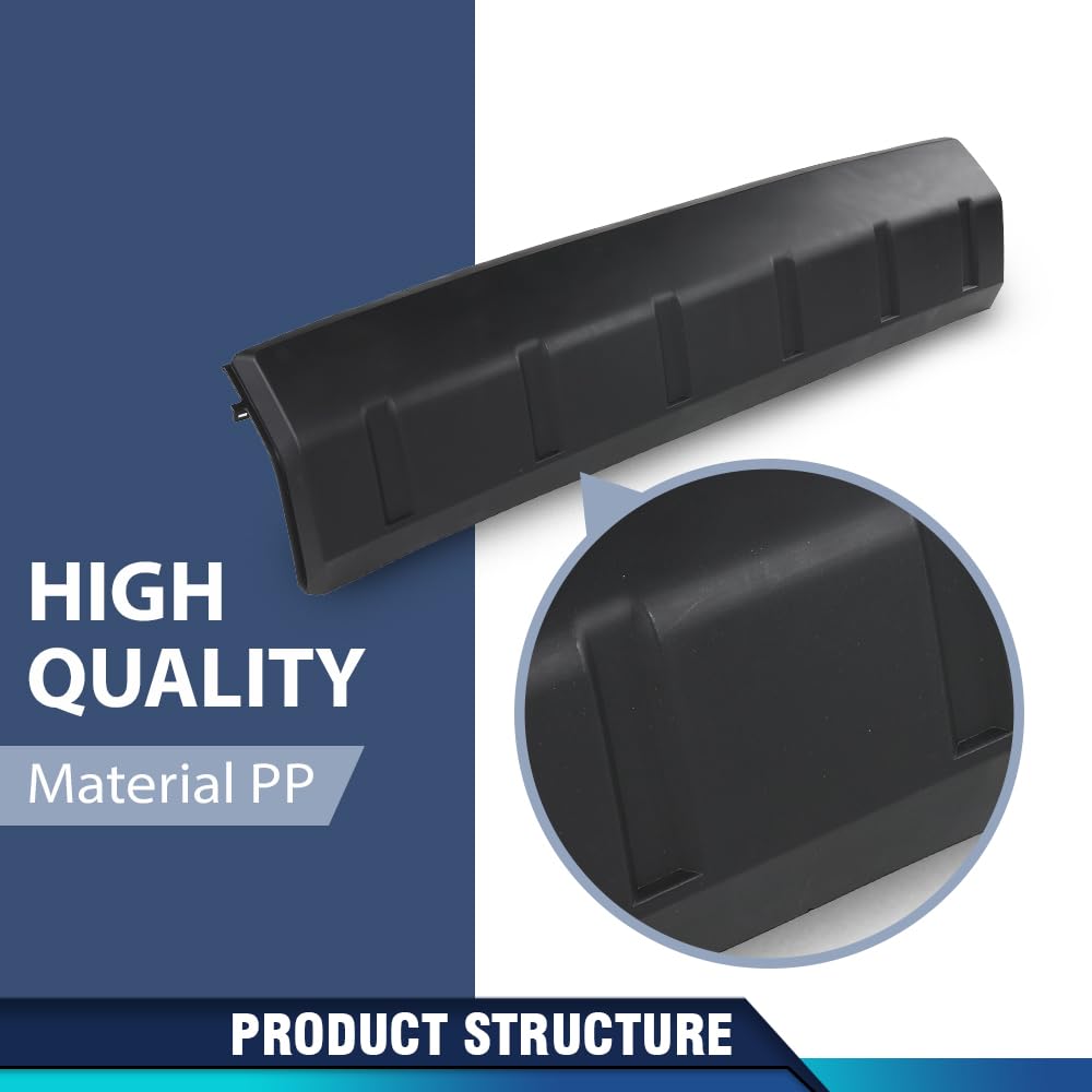 PIT66 Front Bumper Lower Valance Panel, Black