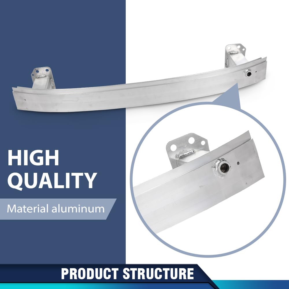 PIT66 Front Bumper Reinforcement, CH1006227 Silver