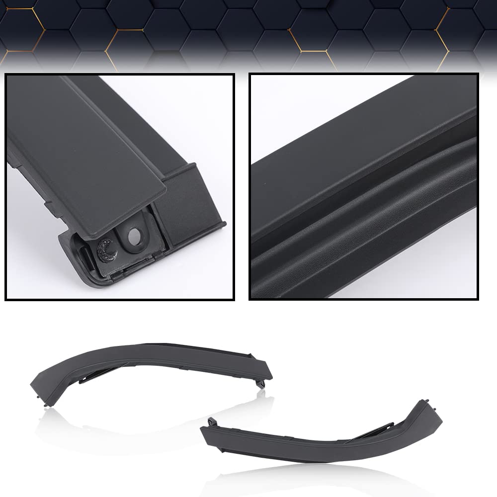 PIT66 Front Left & Right Side Bumper Trim Headlight Compatible with Dodge RAM 2500 3500 2010-2018 55372919AD
