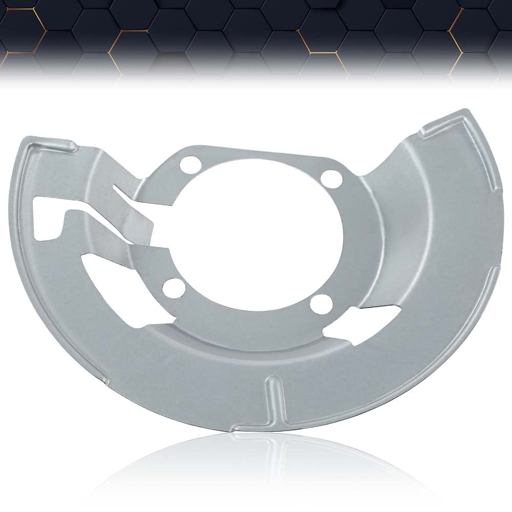 PIT66 Front Brake Dust Shield Compatible with 2000-2002 Dodge Ram 2500 3500 Left and Right Side