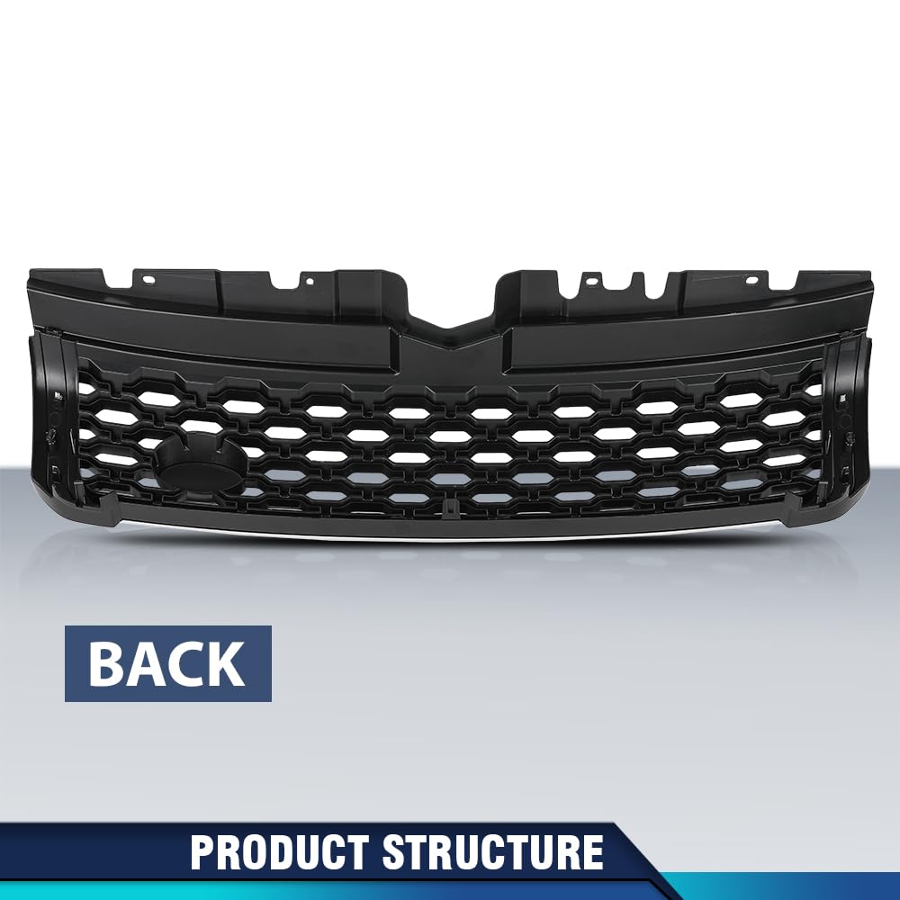 PIT66 Upper Front Grille Grill Fit Land Rover Range Rover Evoque 2010-2018
