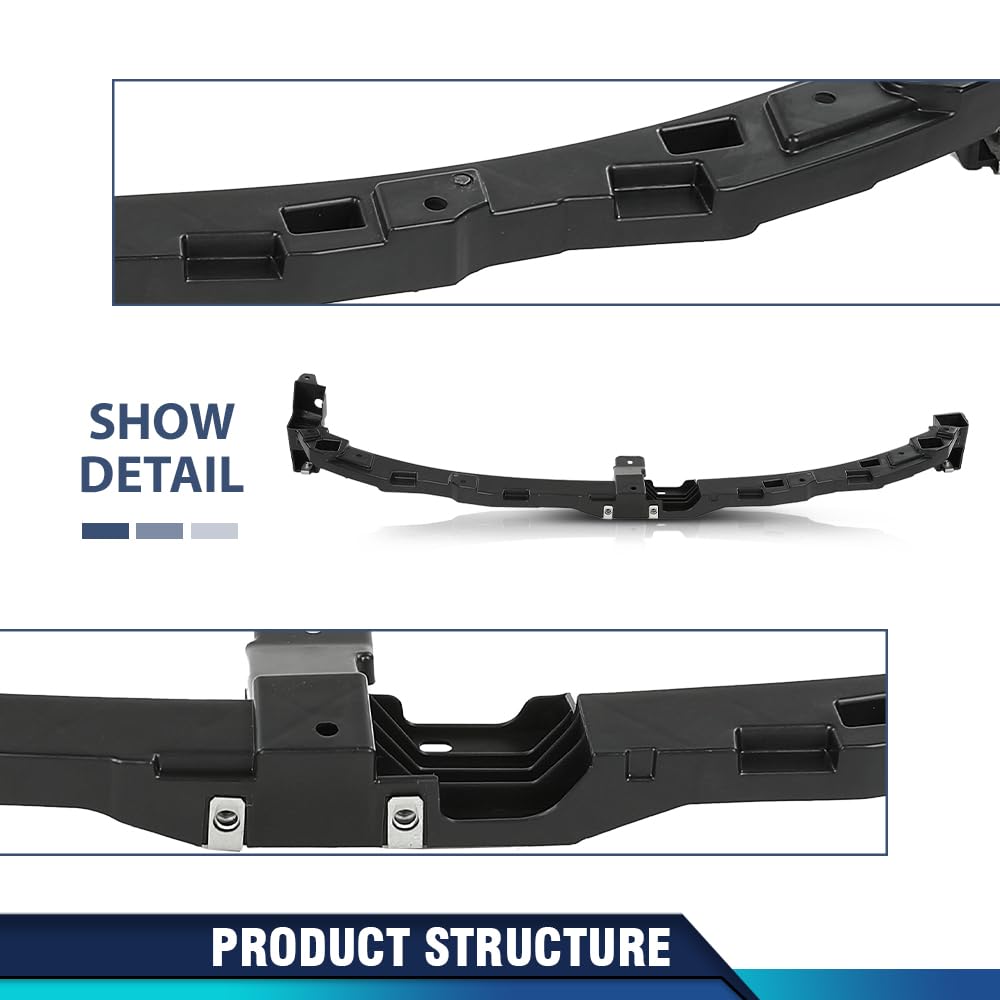 PIT66 Front Upper Bumper Retainer, NI1035112 Black