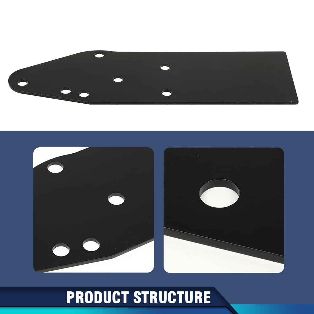 PIT66 Front Bumper Steel Reinforce Mount Brackets, Black
