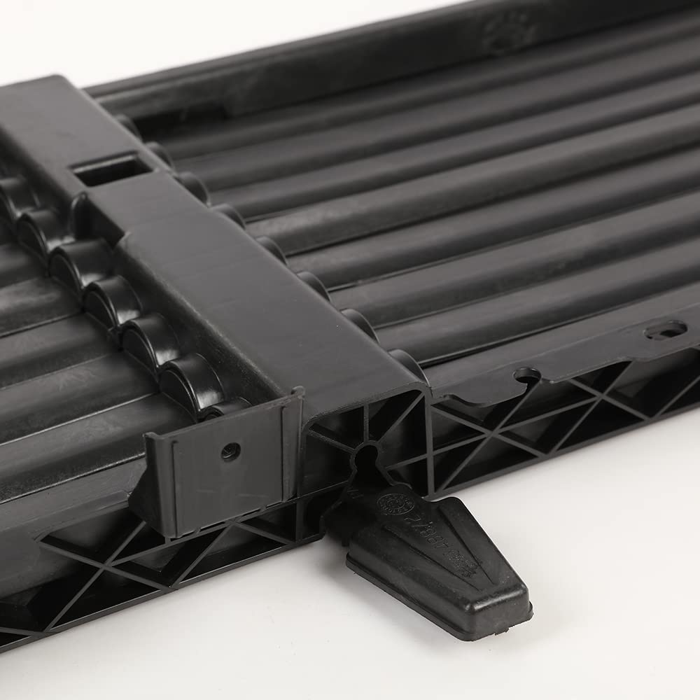 PIT66 Radiator Upper Shutter Grille, Compatible with 2018 Chevy Equinox/2018-2020 GMC Terrain #84460245