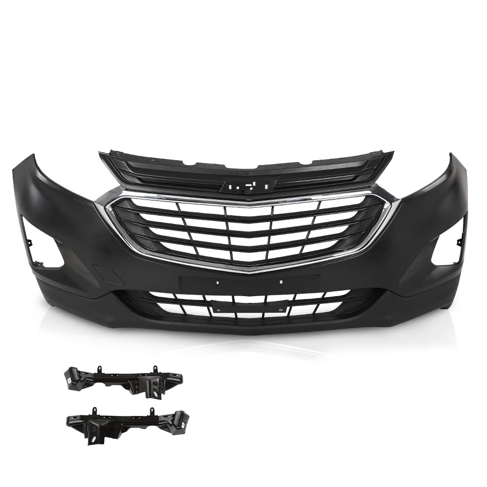 PIT66 Front Bumper Upper Lower Grille Kit Fit Chevy Equinox 2018-202