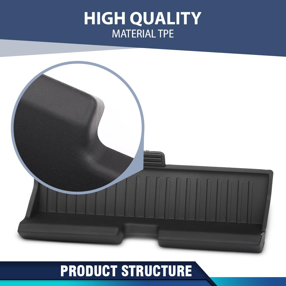 PIT66 Storage Compartment Mat Fit Ford Expedition 2018-2021 Black