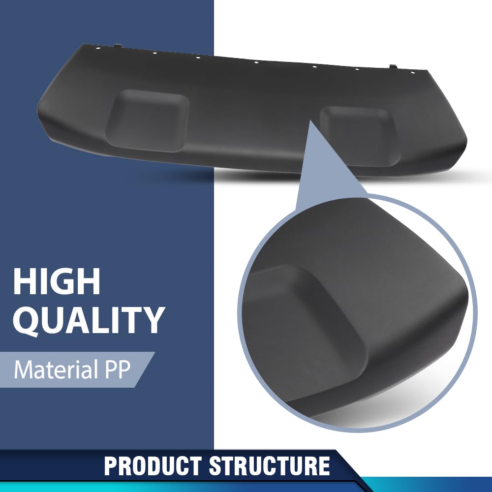 PIT66 Front Lower Bumper Face Bar Step Pad Molding, FO1015129 Black PP