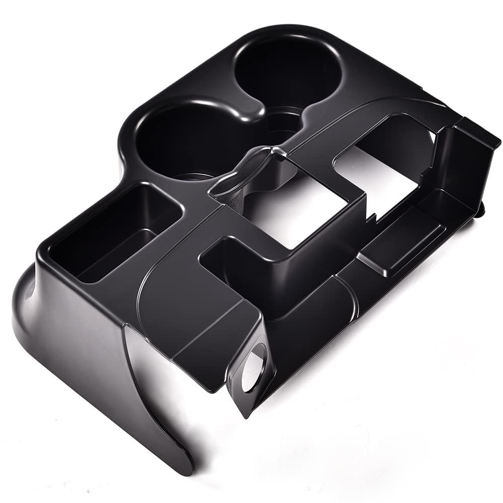 PIT66 Matte Black Center Console Cup Holder Fit Dodge Ram 2003-2012