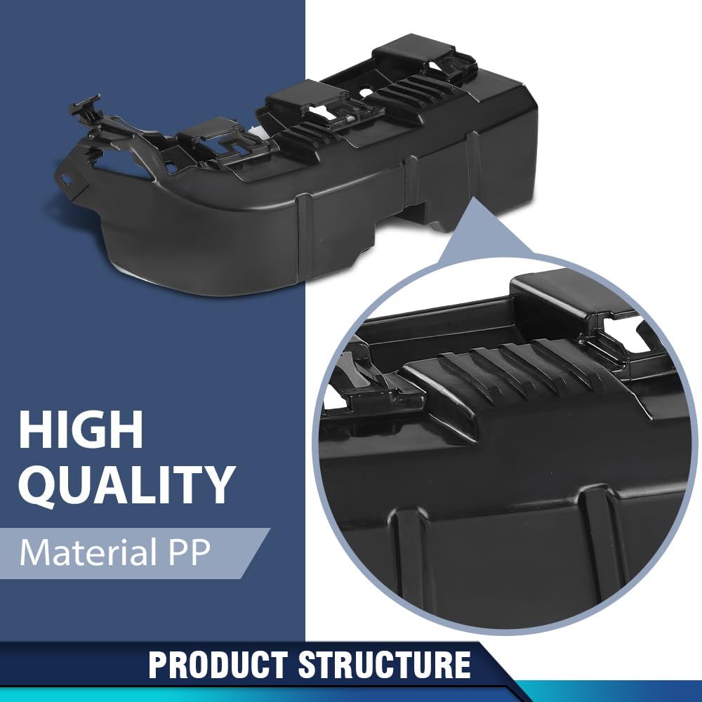 PIT66 Rear Bumper End Support Left Driver Side, Black