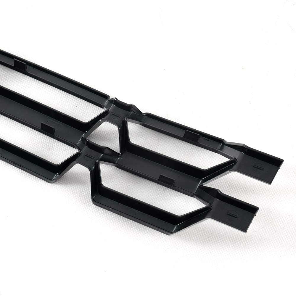 PIT66 Upper Bumper Grille Insert Fit Chevy Silverado 1500 2016-2018 Black