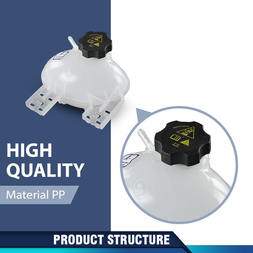 PIT66 Coolant Expansion Tank Overflow Reservoir Fit Jeep Renegade 2015-2021
