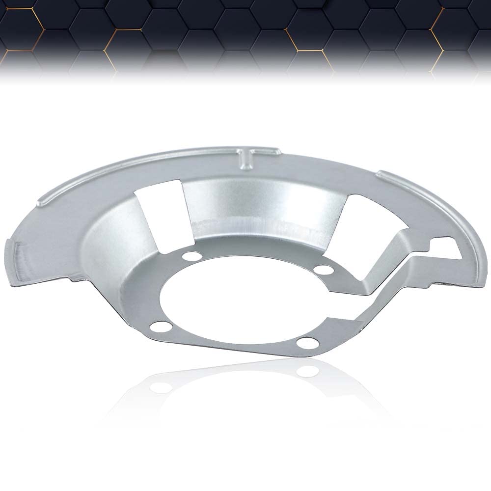 PIT66 Front Brake Dust Shield Compatible with 2000-2002 Dodge Ram 2500 3500 Left and Right Side