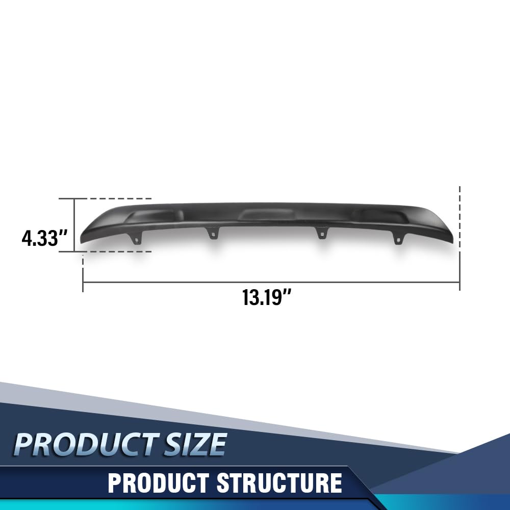 PIT66 Front Bumper Lower Valance Cover Fit Toyota Corolla Cross 2022-2024