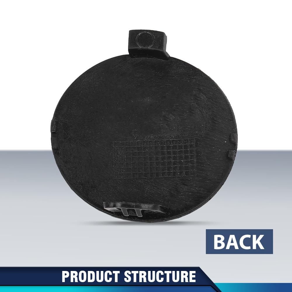 PIT66 Front Bumper Tow Hook Plug Eye Cap Cover Fit Jeep Compass 2017-2021