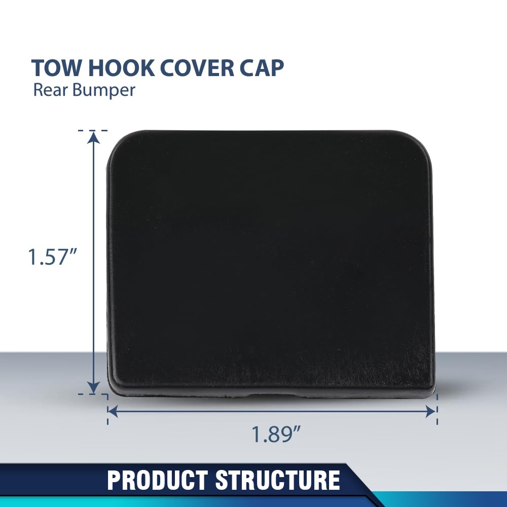 PIT66 Rear Bumper Tow Hook Cover Cap
