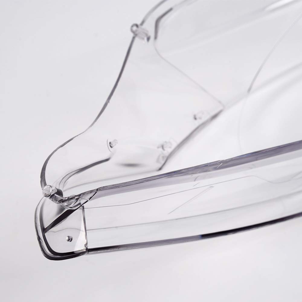 PIT66 Headlight Headlamp Clear Lens Cover Compatible with BMW 5 E60 E61 525i 530i 545i 550i 2Pcs