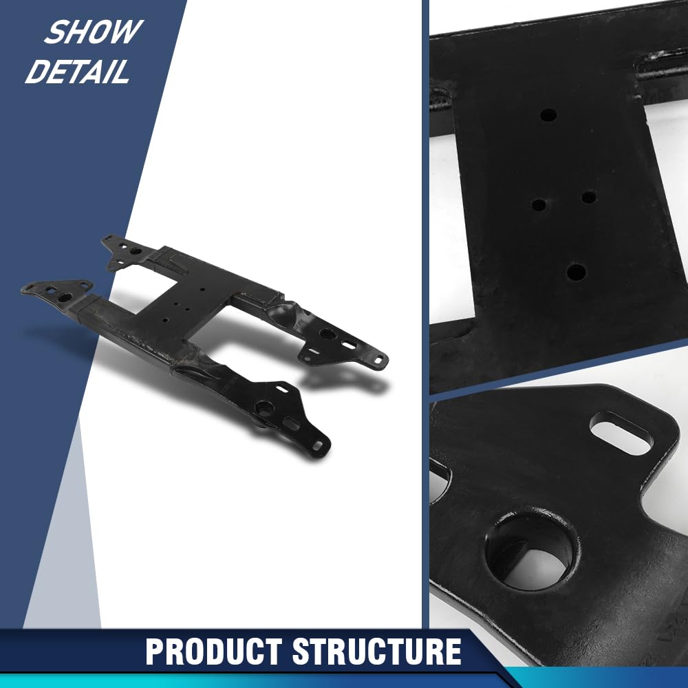 PIT66 5th Wheel Gooseneck Trailer Hitch Package Kit Compatible with Ford F250 F350 F450 F550 Super Duty Truck 2017 2018 2019 2020 2021 2022, Fit 6.75' Or 8' Bed Lengths LC3Z-5F057-A Black