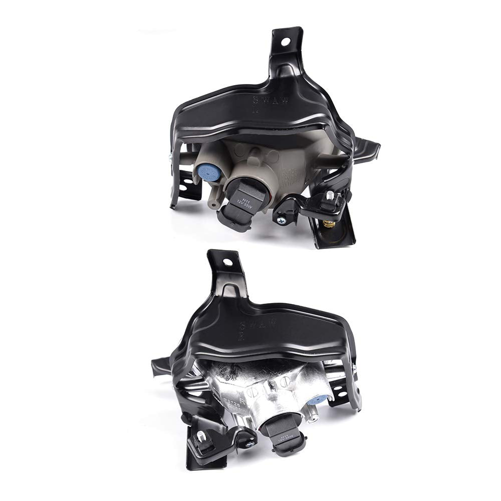 PIT66 Front Bumper Fog Lights, Compatible with 2010-2011 Honda CR-V Clear Bumper Fog Lights Assembly Driver & Passenger Side Left/Right, neblineros para autos delantero,faros antiniebla