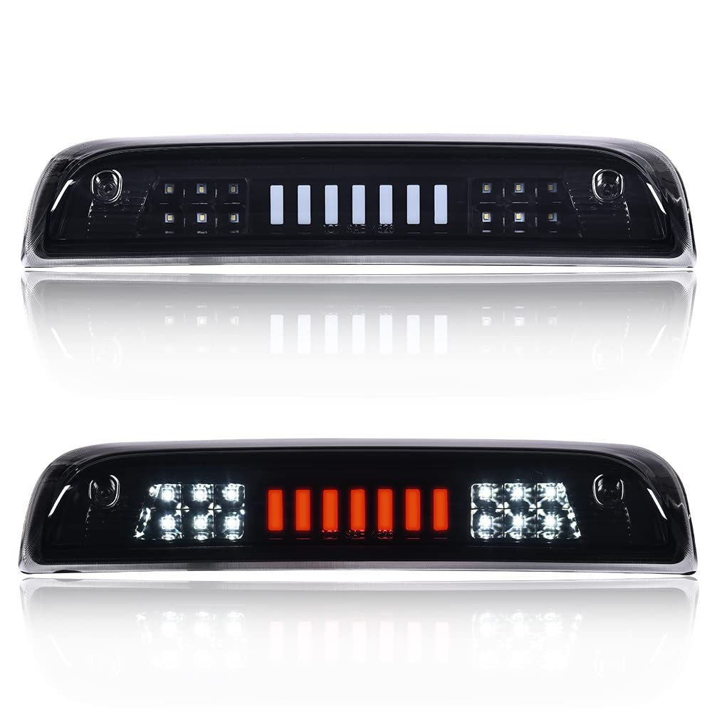 PIT66 3rd Brake Light Fit 2014-2018 Chevy Silverado I Type Black Housing