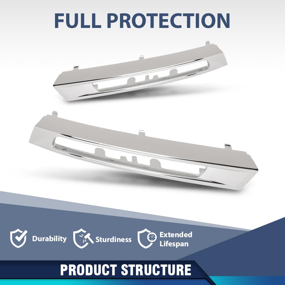 PIT66 Left & Right Fog Light Trim Cover Pair