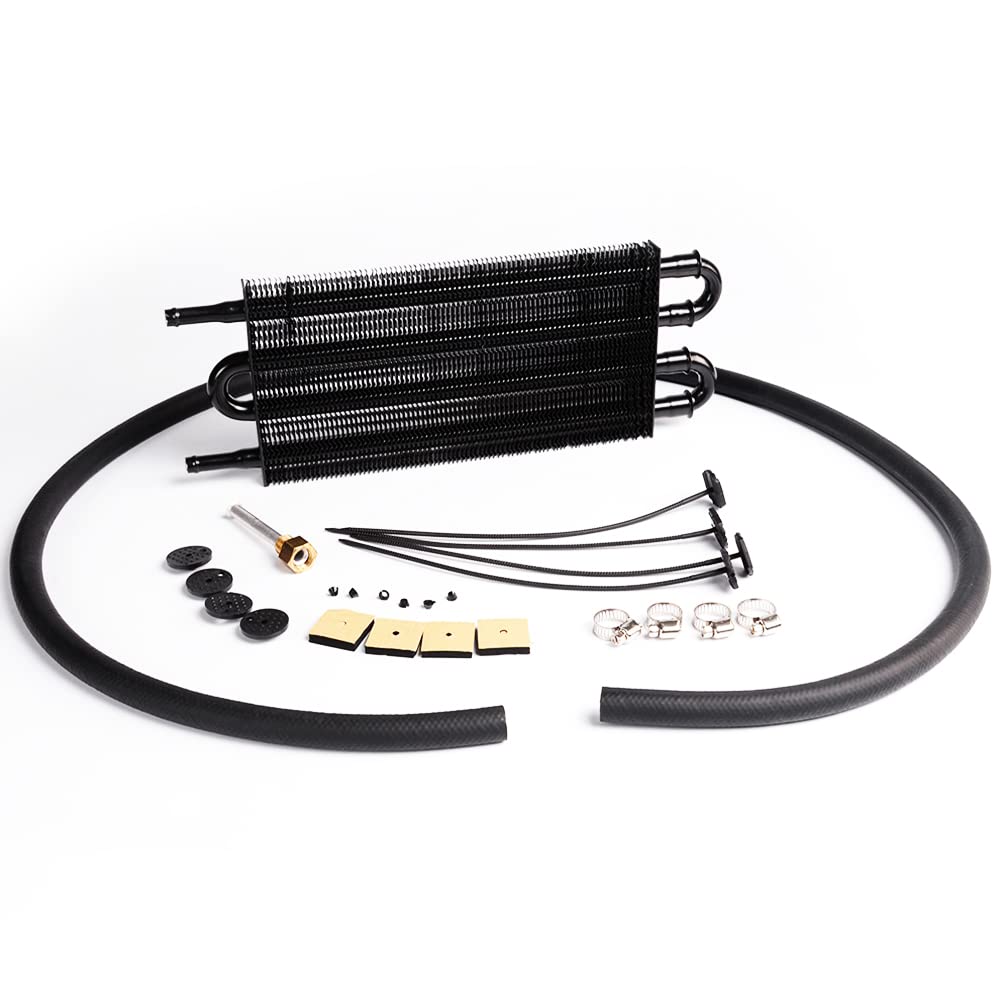PIT66 4 Row AN6 Aluminum Engine Transmission Racing Oil Cooler