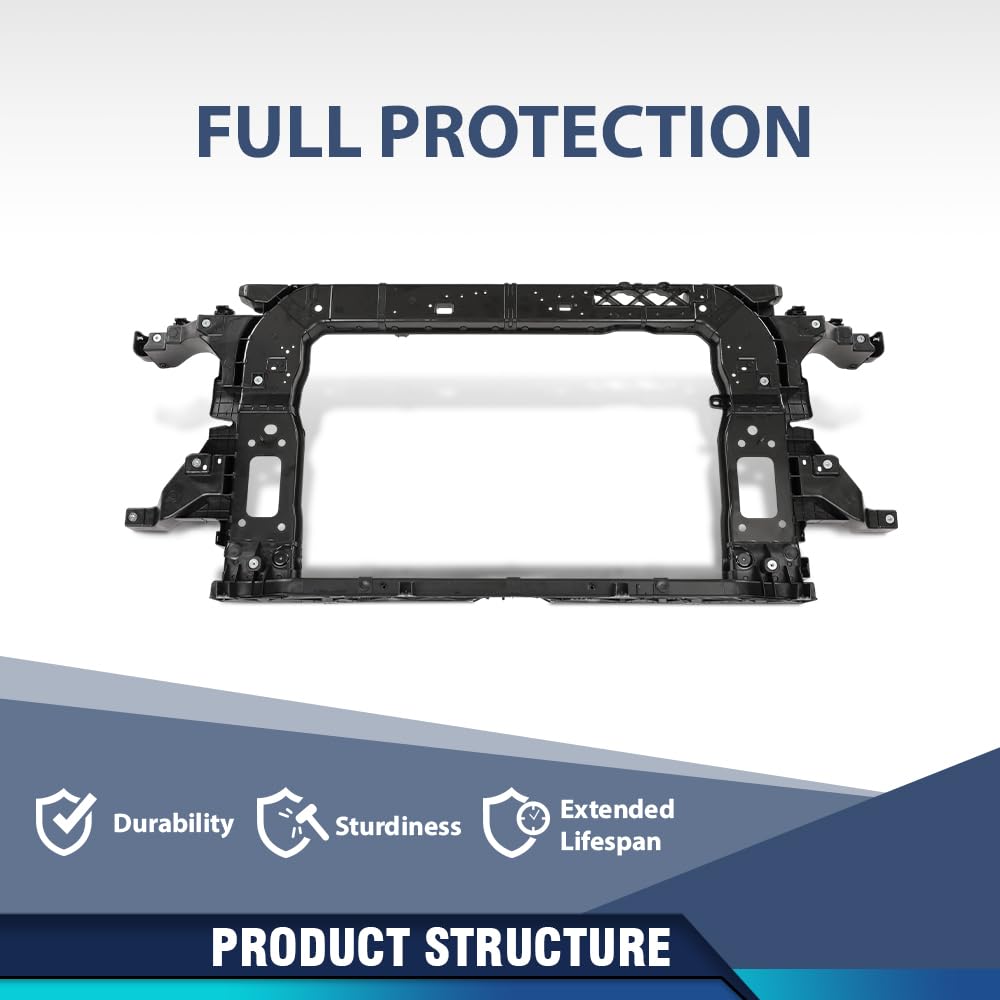 PIT66 Radiator Support Core Compatible with Hyundai Palisade 2020 2021 2022 64101S8000, HY1225214 Black