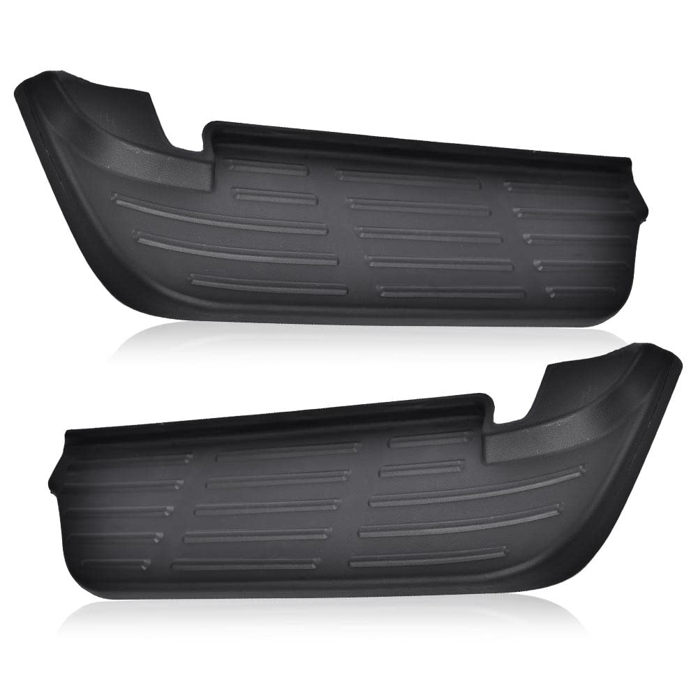 PIT66 Rear Bumper Step Pad Cover Compatible with Ford F250 F350 F450 F550 Super Duty Lariat, XL, XLT Models 1999-2007 Driver Left and Passenger Right Side