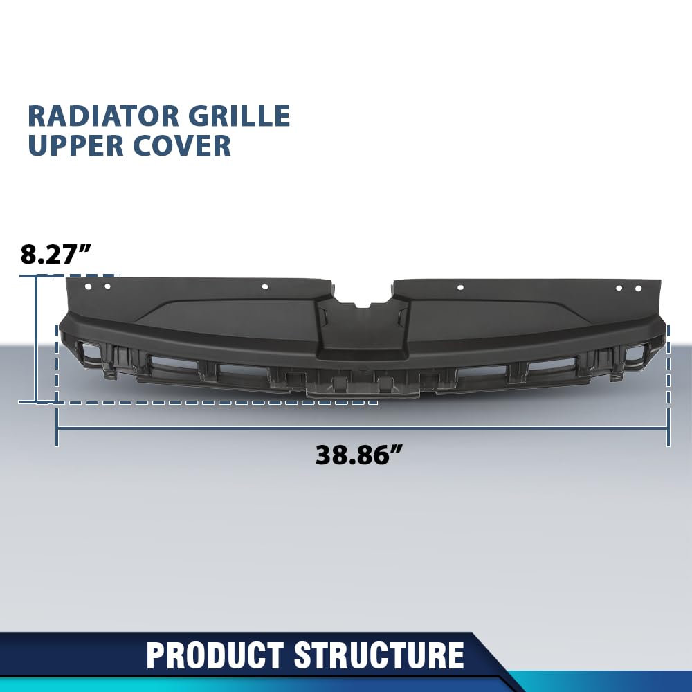 PIT66 Radiator Grille Upper Cover Compatible with Kia Forte 2019-2023