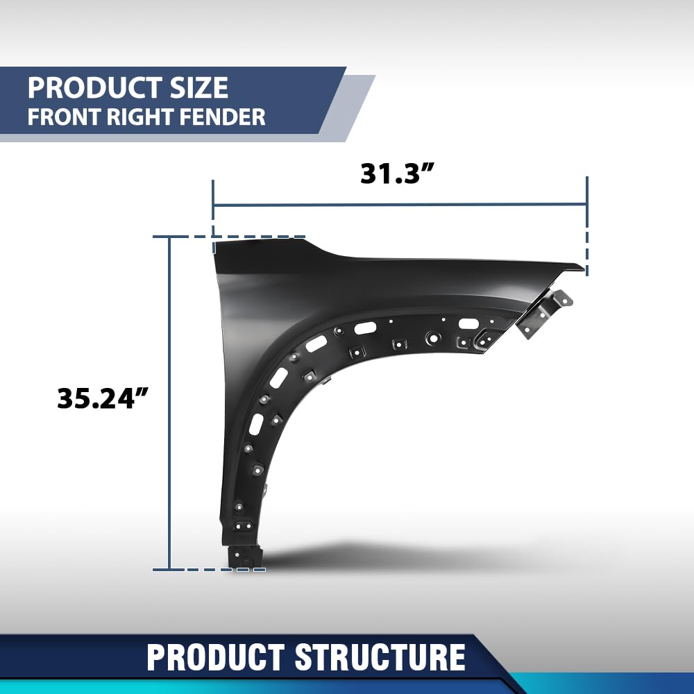PIT66 Front Right Passenger Side Fender