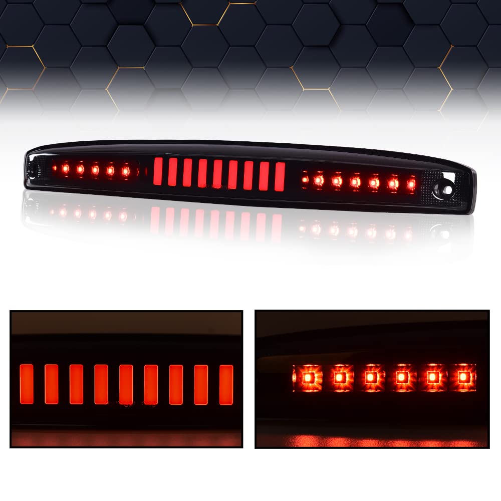 PIT66 LED 3rd Brake Light Fit Dodge Ram 2500 3500 2003-2006 Black Housing