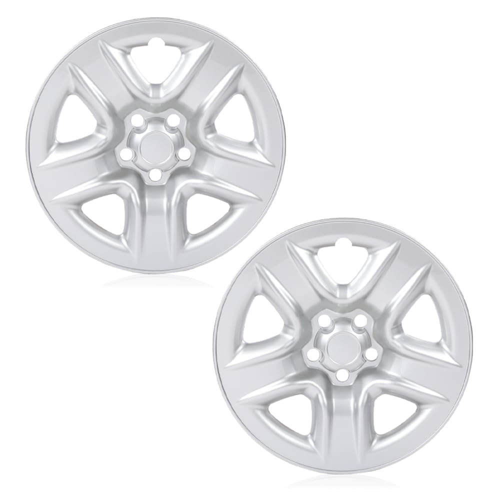 PIT66 2 PCS Hubcap Fit 2006-2012 Toyota RAV4 5-Spoke 17" Wheel Cover Chrome