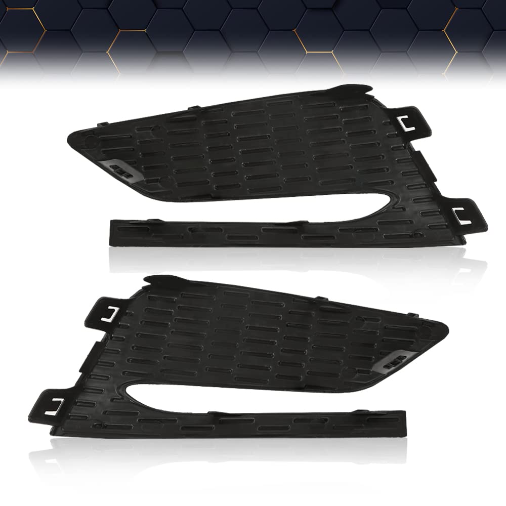 PIT66 Front Fog Lights Lamps Cover Frame Pair