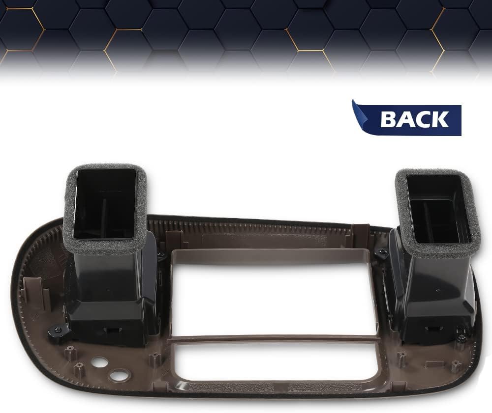 PIT66 Radio Dash Bezel&Center Dash Fit Ford F150 Expedition 1997-2003 Brown