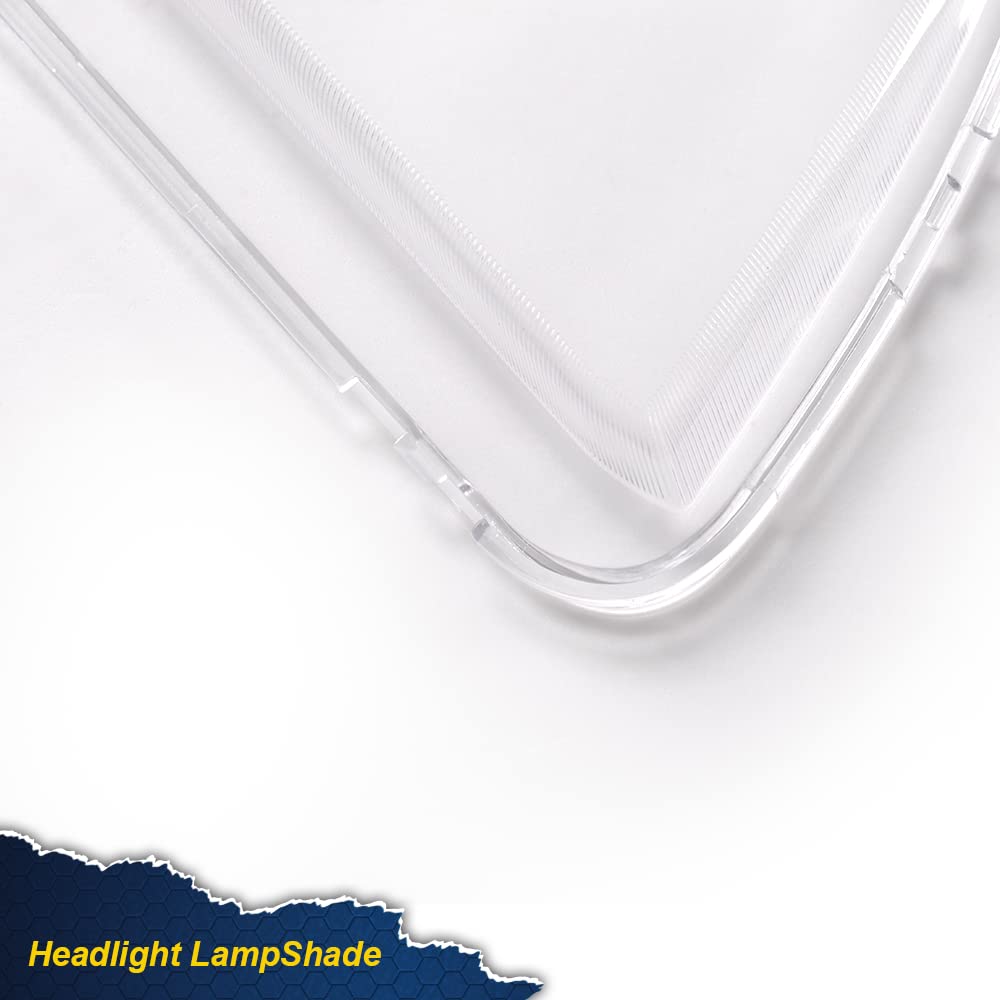 PIT66 Headlight Lens Cover, Compatible with 2005-2009 Ford Mustang (Does Not Fit Shelby GT500 Models) Clear