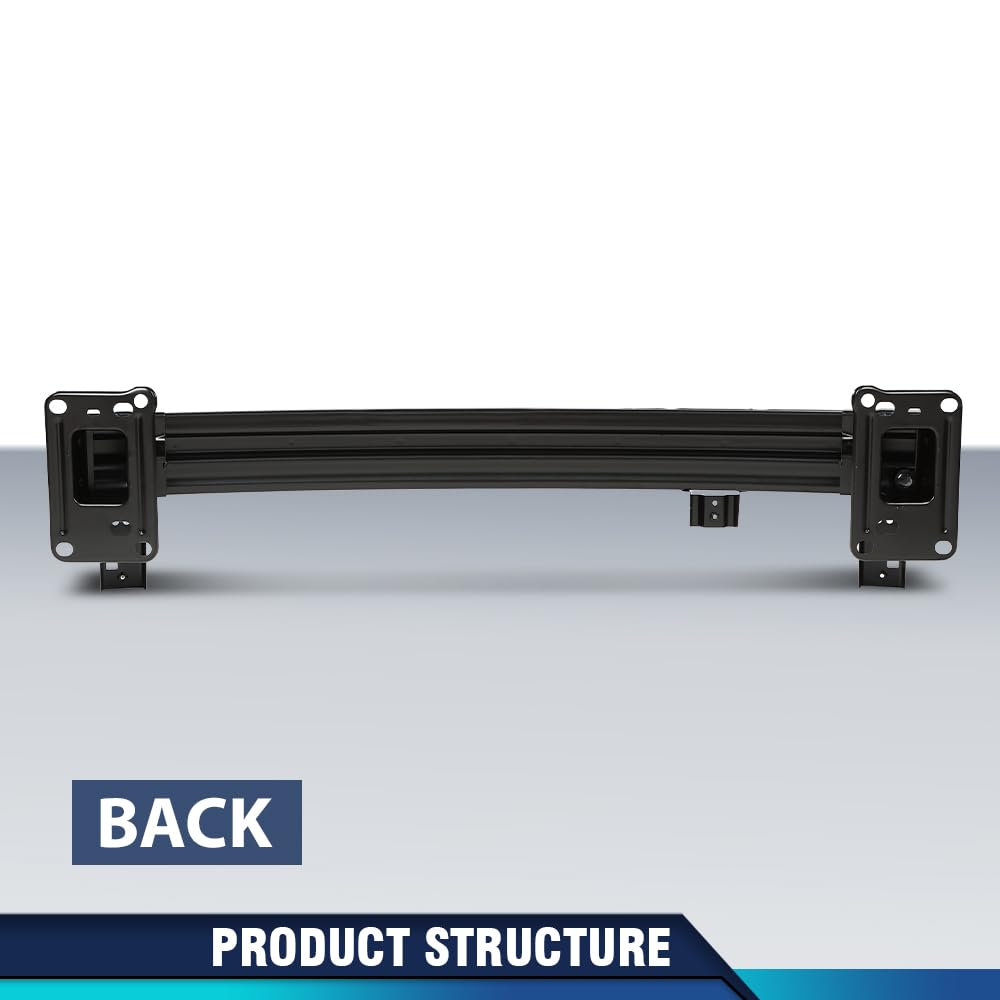 PIT66 Front Bumper Reinforcement Impact Bar, Black