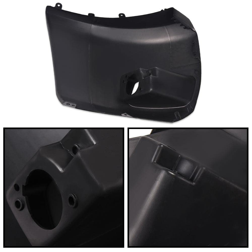 PIT66 Front Bumper Ends w/Fog Light Hole Fit 2007-2013 Chevy Silverado 1500