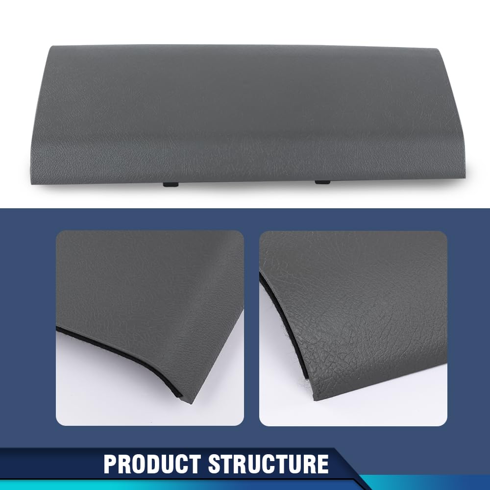PIT66 Dash Panel Cover Fit Ford F150 2004-2008 Right Upper Bezel, Gray