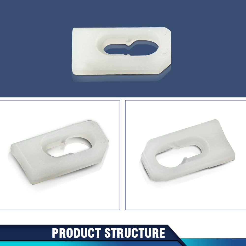 PIT66 25pcs Top Trim Molding Clips(Without Screws) PE Compatible with Buick Riviera Electra Gran Sport GM Cars 1960-1970 7731589