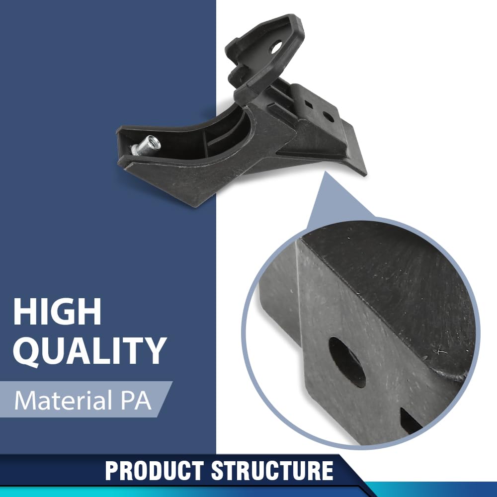 PIT66 Front Bumper Impact Bar Brace, Plastic Bumper Retainer Grill Support
