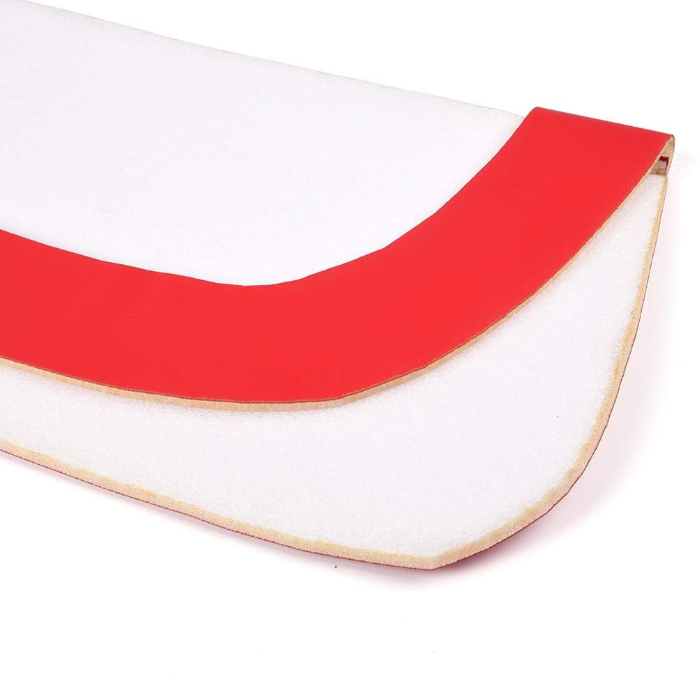 PIT66 Armrest Door Panel Insert Cards Cover Fit Ford Mustang 2005-2009 Red