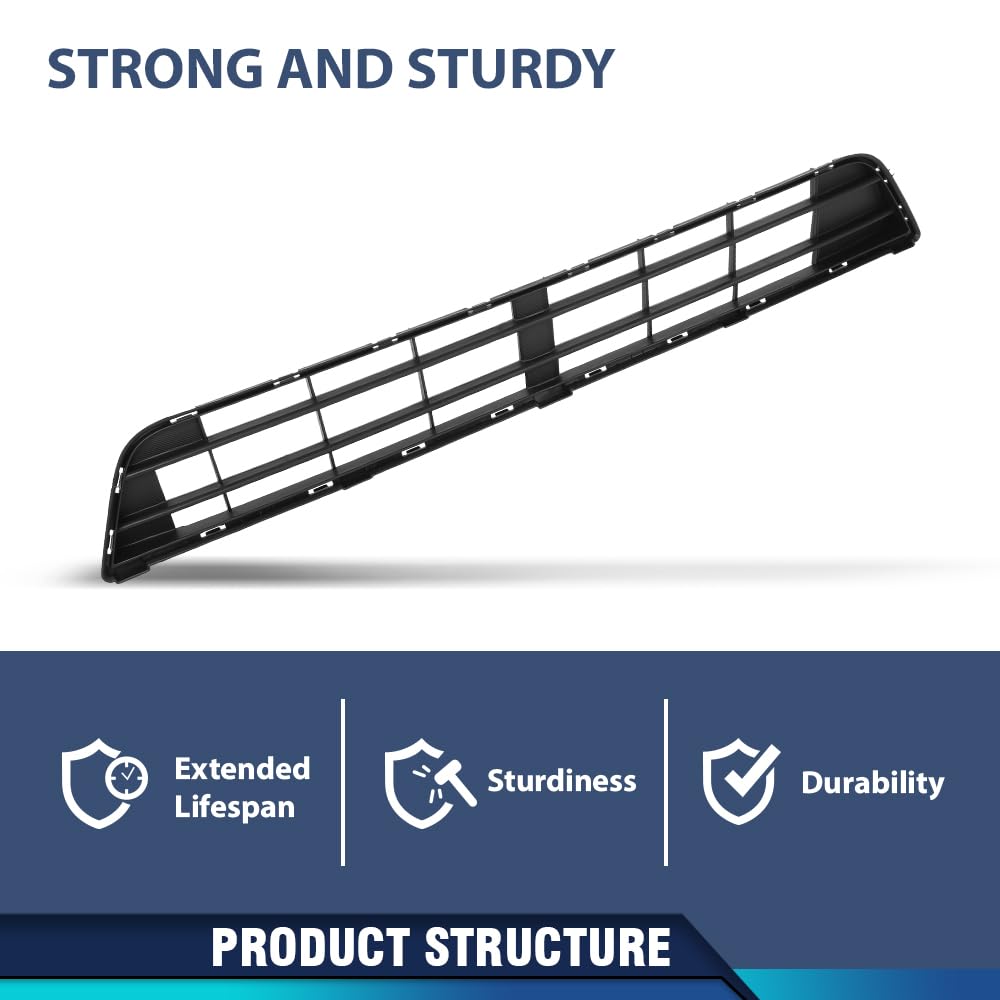 PIT66 Front Lower Intake Grille Cover Fit Subaru Outback 2020-2022 Black