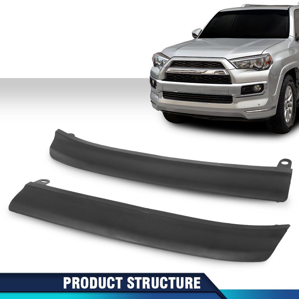 PIT66 Front Lower Bumper Valance Support Left & Right Compatible with Toyota 4Runner Limited 2014-2021
