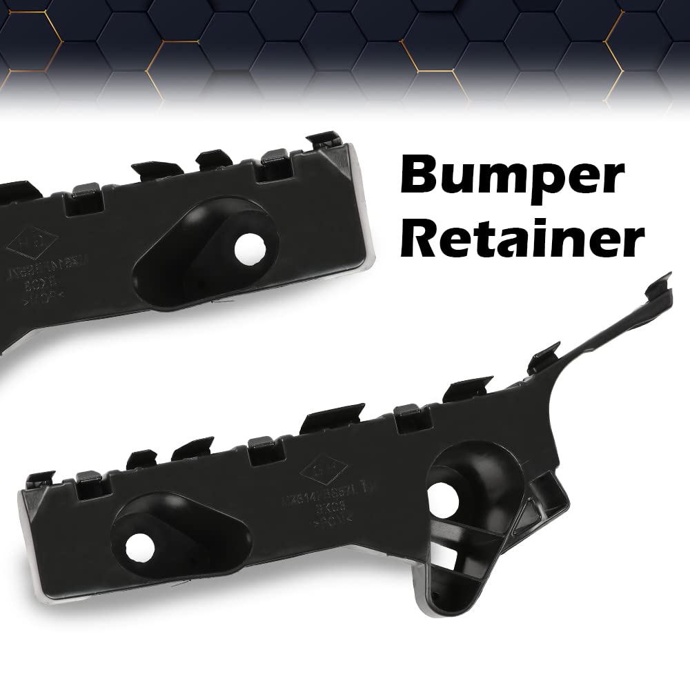 PIT66 Front Bumper Retainer Left Driver and Right Passenger Side Compatible with 2014-2016 Mazda 3 I Sport Sedan 2016-2018 Mazda 3 G Sedan BHN1500T1F BJS7500T1C MA1032110 BHN1500U1B
