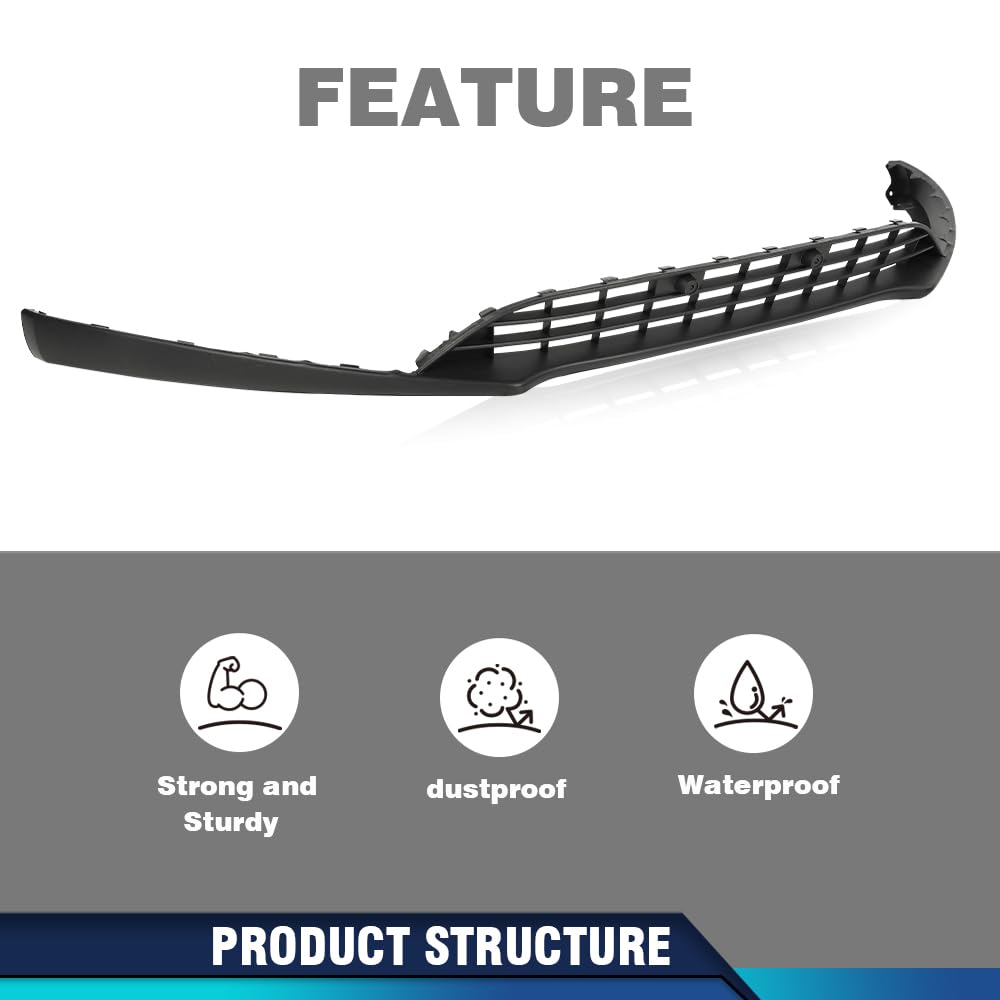 PIT66 Front Bumper Lower Valance Panel Grill Fit Ford Focus 2015-2018