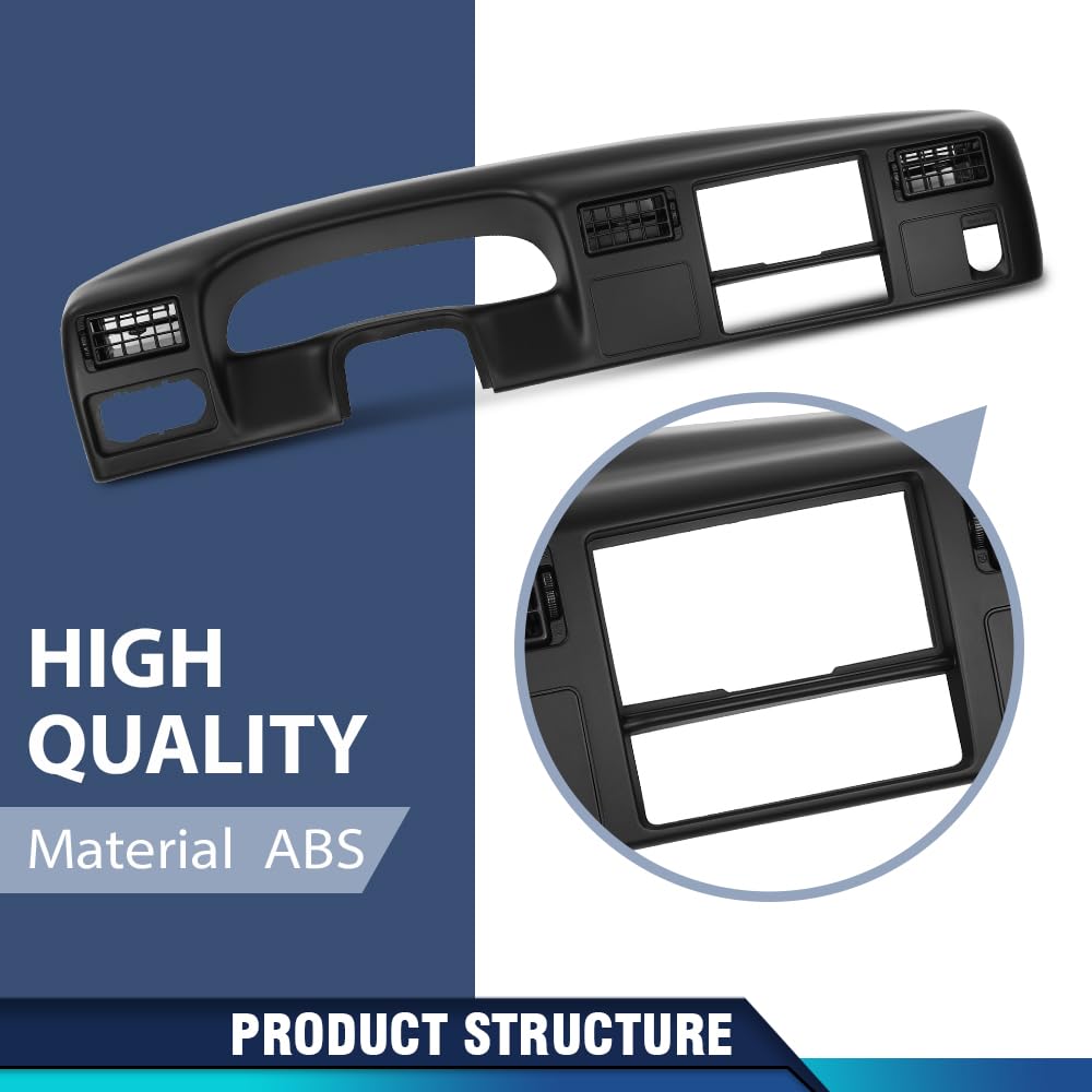 PIT66 Radio Dash Bezel Trim Fit Ford F250 F350 Super Duty 1999-2004