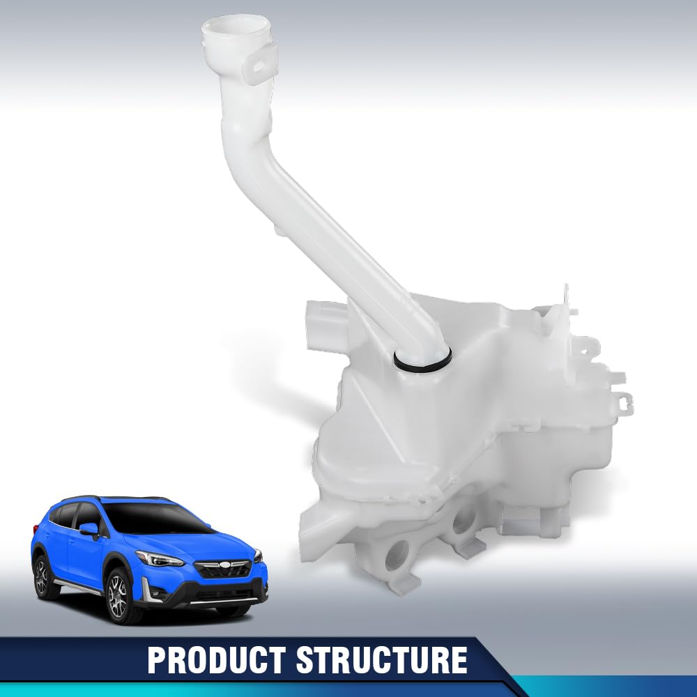 PIT66 Windshield Washer Tank Reservoir Compatible with Subaru Crosstrek 2018-2023, Fit Subaru Forester 2019-2021 86631FL040