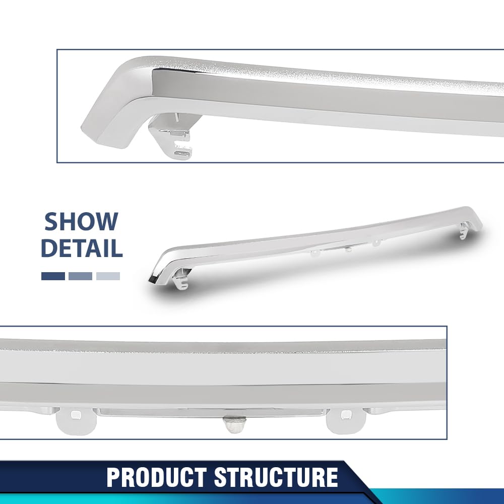 PIT66 Chrome Hood Molding Trim, SU1235100