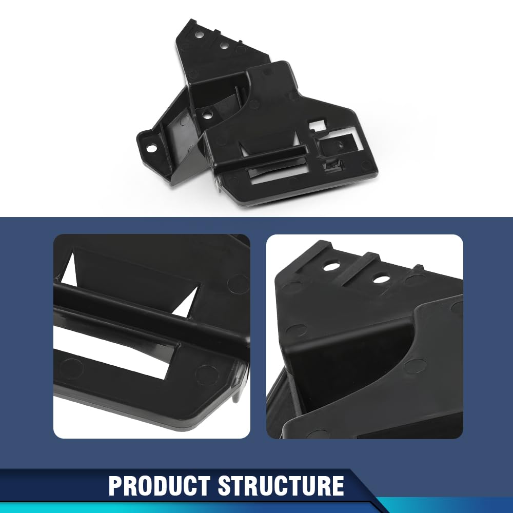 PIT66 Front Bumper Mount Bracket, Black