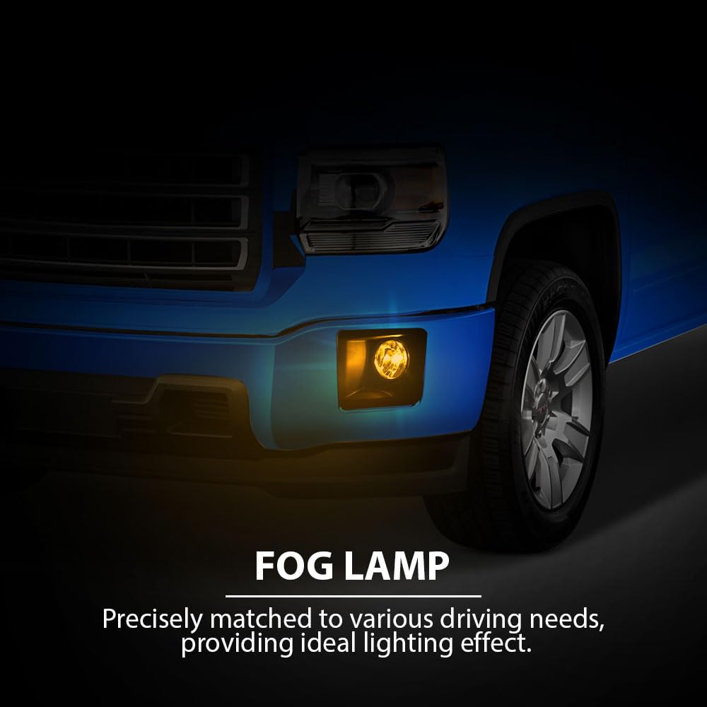 PIT66 Fog Light Compatible With GMC Sierra 1500 2014 2015