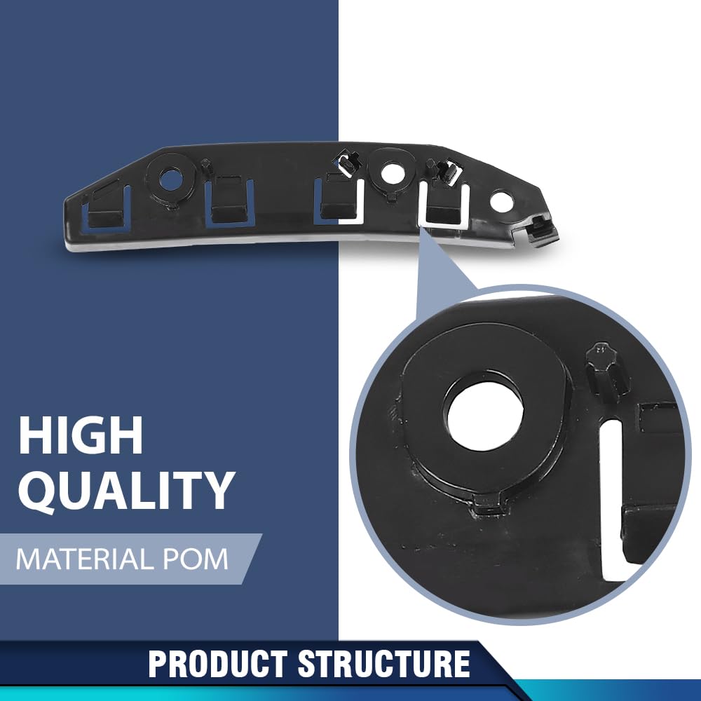PIT66 Front Bumper Bracket Support Left Side, Black